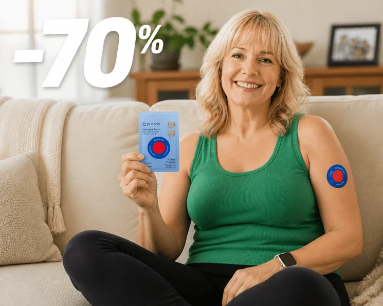 Purisaki Berberine Metabalance Patch — Transdermal Metabolic Support USA